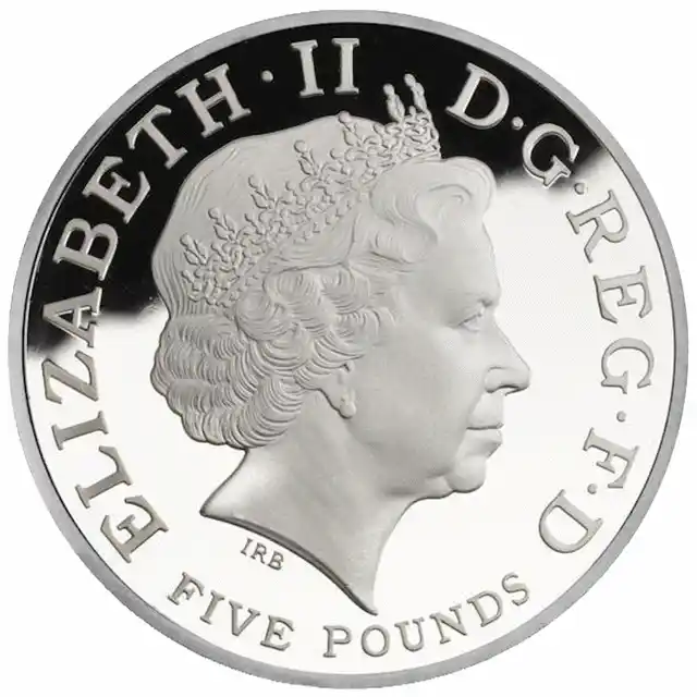 2011 Countdown To London Olympics '1' Silver Proof £5 Coin in Capsule