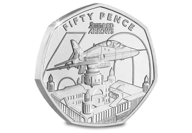 2024 Jersey Red Arrows 50p BU 5-Coin Set - Image 6