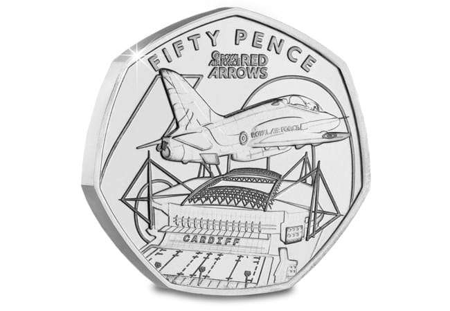 2024 Jersey Red Arrows 50p BU 5-Coin Set - Image 4