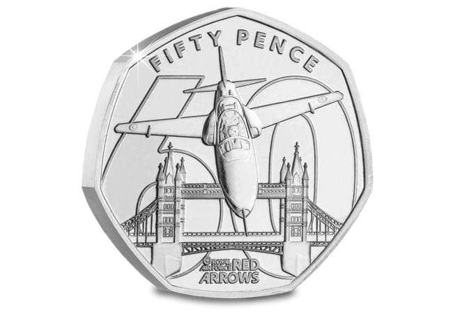 2024 Jersey Red Arrows 50p BU 5-Coin Set - Image 3