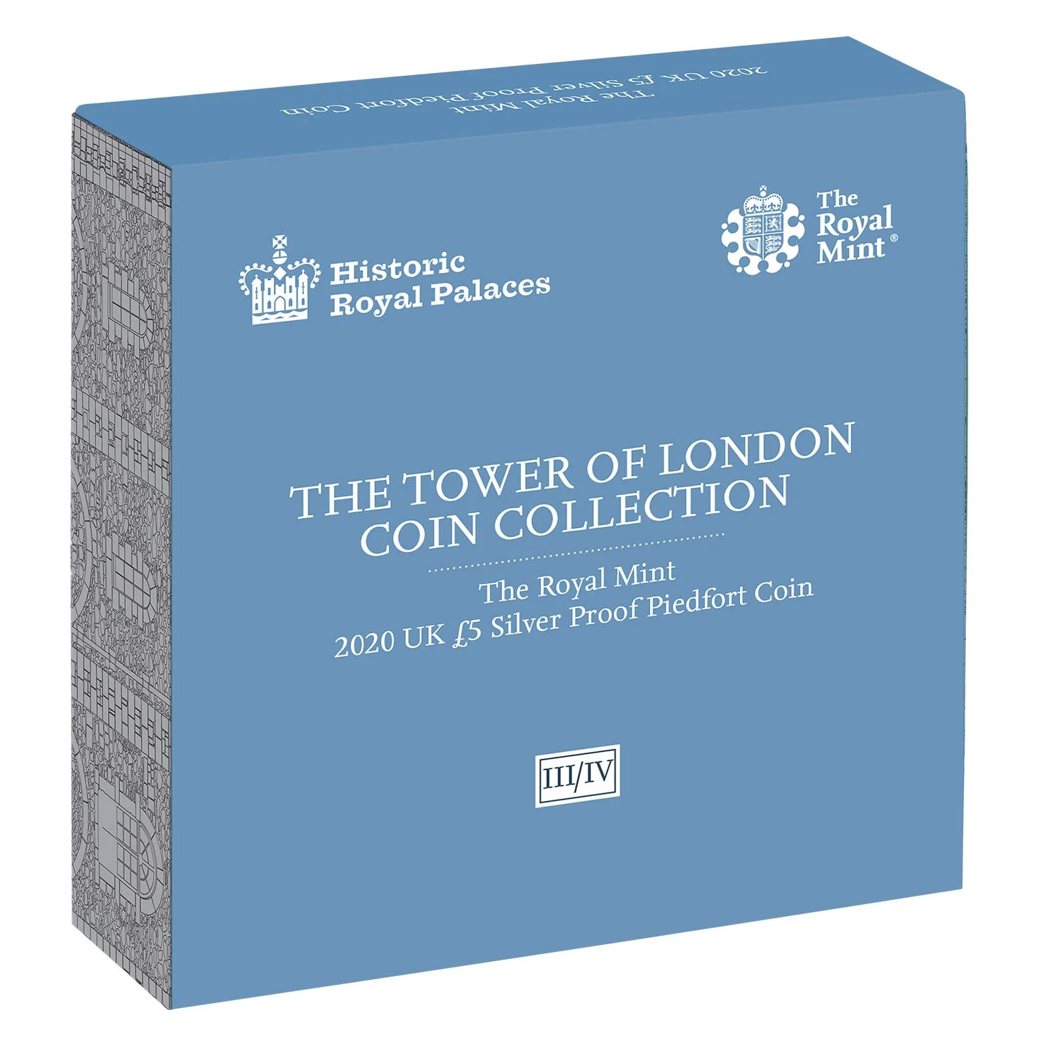 2020 Tower of London Royal Mint £5 Silver Proof Piedfort <br><i>Only 392 Sold</i> - Image 3
