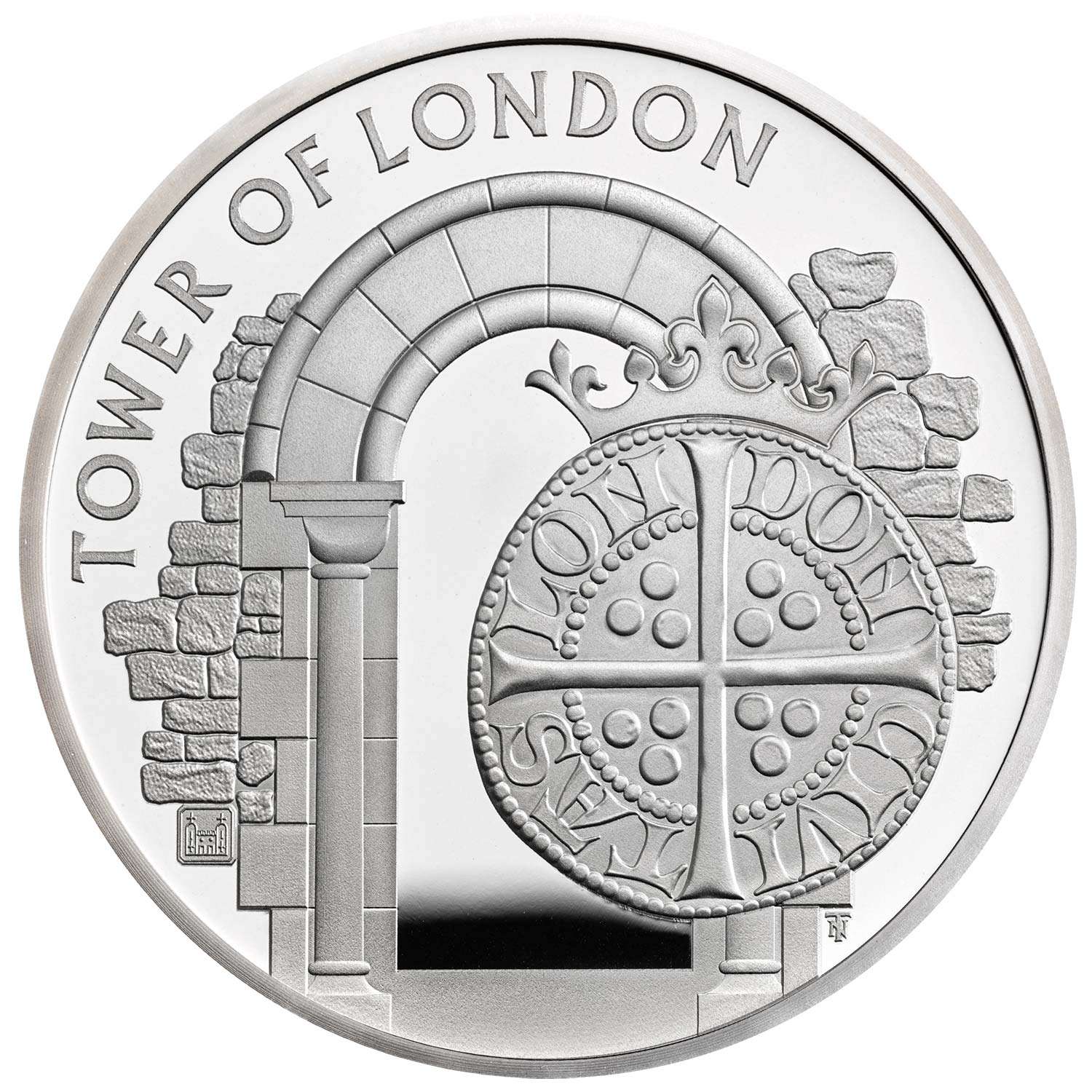 2020 Tower of London Royal Mint £5 Silver Proof Piedfort <br><i>Only 392 Sold</i>