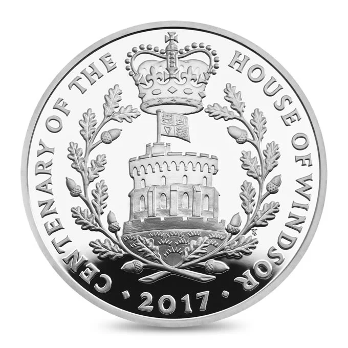 2017 House of Windsor £5 Silver Proof Piedfort