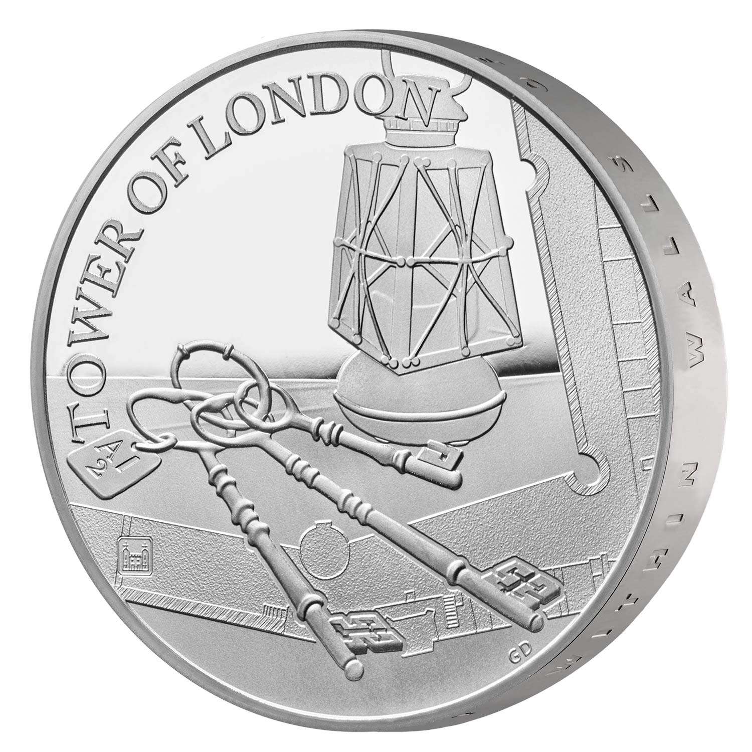 2019 Tower of London Ceremony of Keys £5 Silver Proof Piedfort <br><i>Only 531 Sold</i> - Image 3
