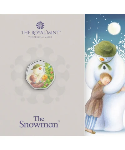 2026 The Snowman 50p Coloured BU Dispatched Late October